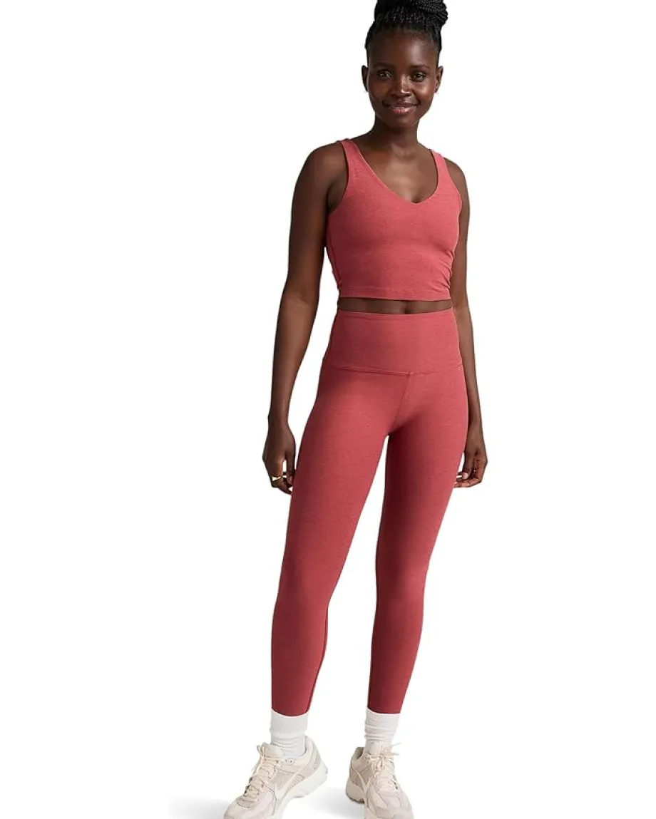 Beyond Yoga Spacedye Good Day Cropped Tank Faded Rose Heather Discount