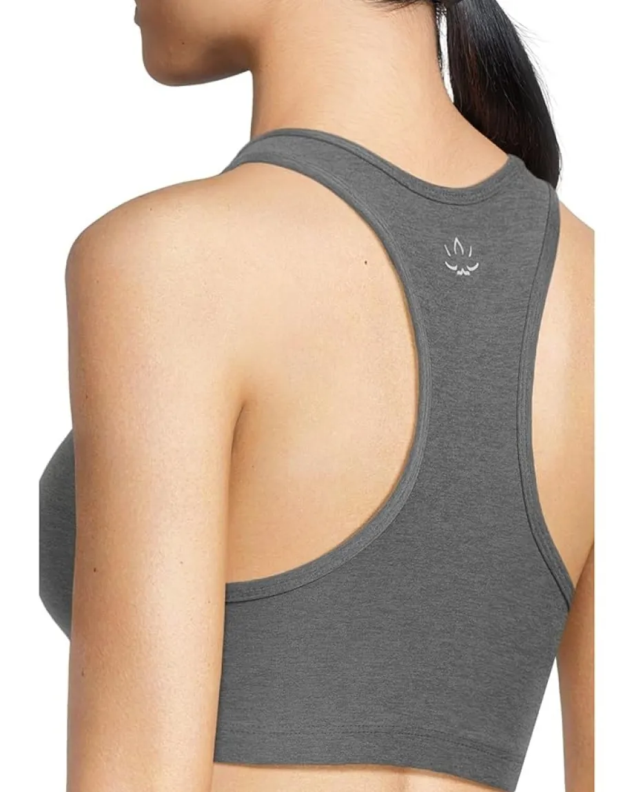 Beyond Yoga Spacedye Lift Your Spirits Medium Support Bra True Gray Heather Discount