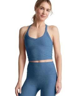 Beyond Yoga Spacedye On The Up Cropped Tank Washed Denim Sale