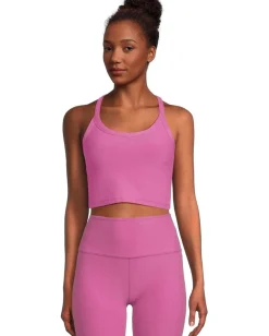 Beyond Yoga Spacedye On The Up Cropped Tank Sunset Violet Heather Hot