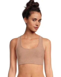 Beyond Yoga Spacedye Simplicity Long Line Medium Support Bra Desert Sand Heather Outlet