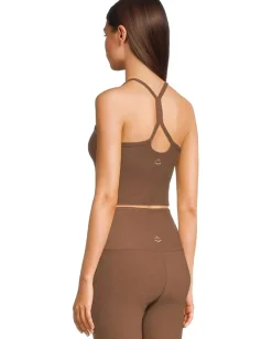 Beyond Yoga Spacedye Slim Racerback Cropped Tank True Chocolate Heather Online