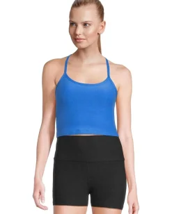 Beyond Yoga Spacedye Slim Racerback Cropped Tank Court Blue Outlet