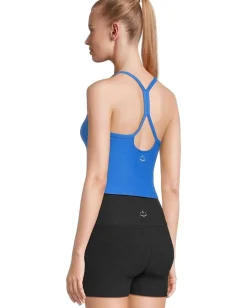 Beyond Yoga Spacedye Slim Racerback Cropped Tank Court Blue Outlet
