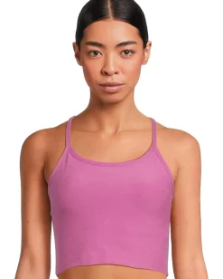 Women Beyond Yoga Spacedye Slim Racerback Cropped Tank