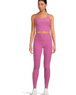 Women Beyond Yoga Spacedye Slim Racerback Cropped Tank