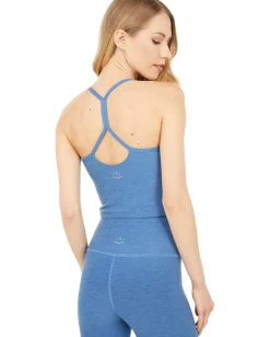 Women Beyond Yoga Spacedye Slim Racerback Cropped Tank