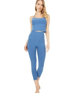 Women Beyond Yoga Spacedye Slim Racerback Cropped Tank