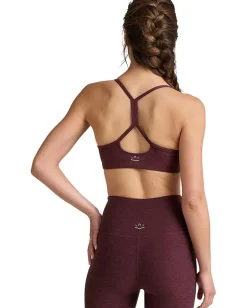 Beyond Yoga Spacedye Slim Racerback Medium Support Bra Midnight Burgundy Heather Discount
