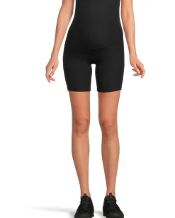 Beyond Yoga Spacedye Team Pockets Maternity Bike Shorts Darkest Night Best