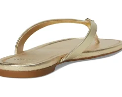 Kate Spade New York Spade Flower Flip Flop Sandal Pale Gold Discount