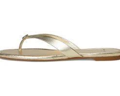 Kate Spade New York Spade Flower Flip Flop Sandal Pale Gold Discount