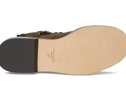 Kate Spade New York Spade Flower Garden Suede Moto Boots Burnt Sage