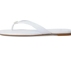 Kate Spade New York Spade Flower Smooth Leather Flip-Flop Taro Milk Discount