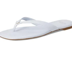 Kate Spade New York Spade Flower Smooth Leather Flip-Flop Taro Milk Discount