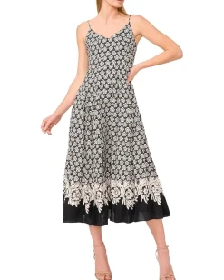 Women CeCe Spaghetti Strap A-line Maxi Dress