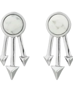 Women Rebecca Minkoff Spiked Fan Stud Earrings