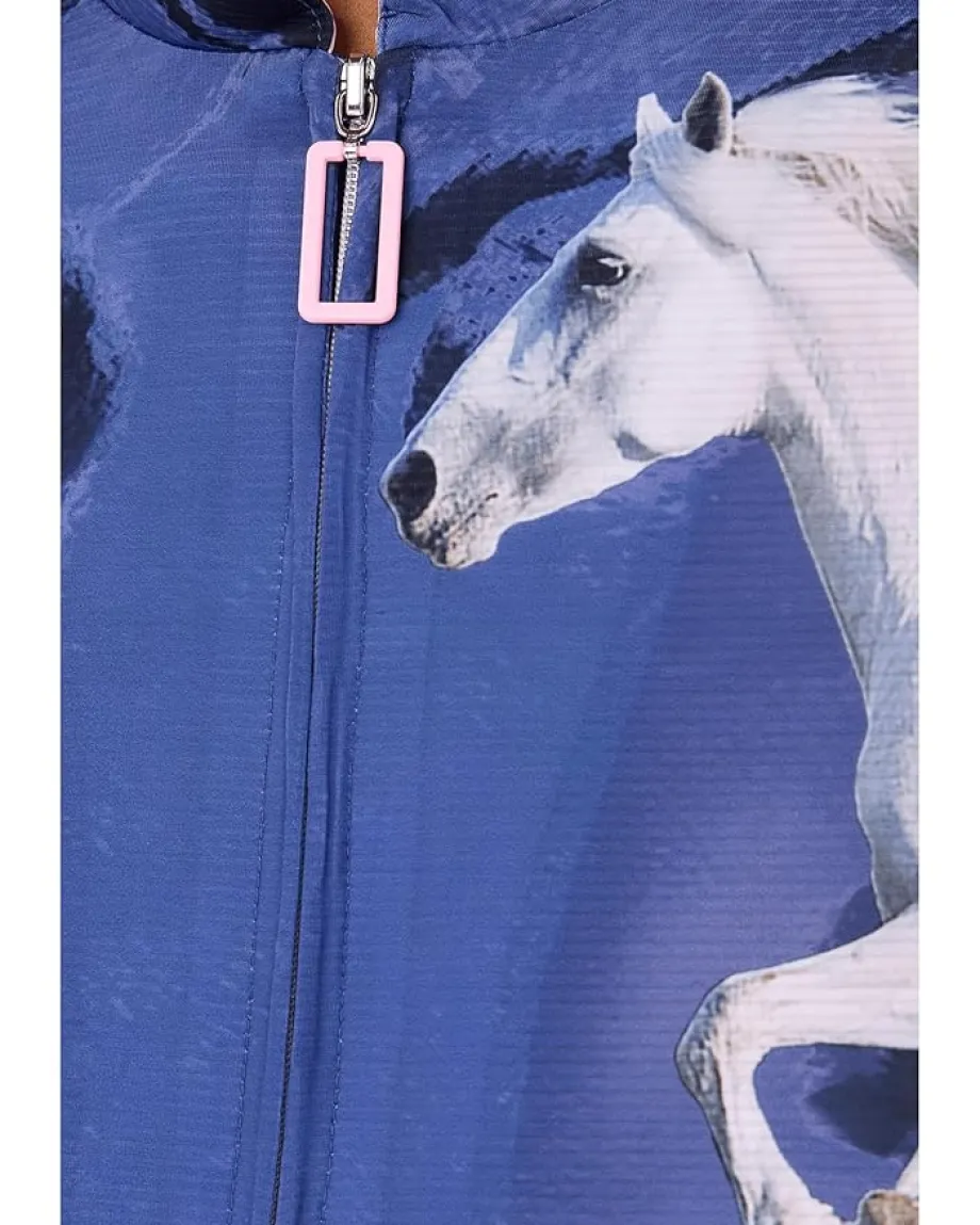 Women Jamie Sadock Spirit Print Long Sleeve Sunsense 1/4 Zip Top