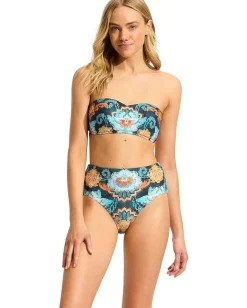 Women Seafolly Spring Festival Bustier Bandeau
