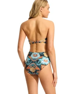 Women Seafolly Spring Festival Bustier Bandeau