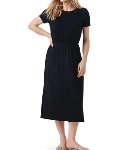 Women NIC+ZOE SS Side Slit Midi Dress