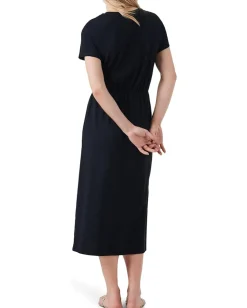 Women NIC+ZOE SS Side Slit Midi Dress