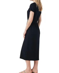 Women NIC+ZOE SS Side Slit Midi Dress