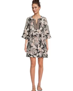 Women Tommy Bahama Stamped Lucia Blooms Tunic Dress