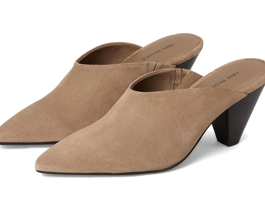 Free People Stellar Mules Faded Saddle Suede Online