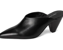 Free People Stellar Mules Black Leather Best