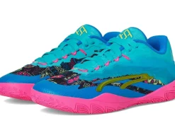 PUMA Stewie 3 Basketball Shoes Bright Aqua/Fluro Pink Pes/Puma Black Outlet