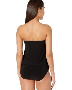 Women Norma Kamali Strapless Babydoll Mio Swimsuit