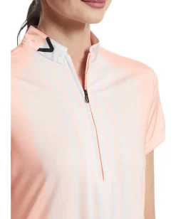 Women Jamie Sadock Stripe Hype Short Sleeve Top