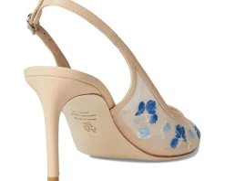 Stuart Weitzman Stuart Power Slingback 75 Cielo Multi/Barely Beige Discount