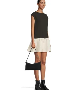 Madewell Suede Date Night Party Shoulder Juniper Berry New