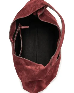 Madewell Suede Slouchy Shoulder Bag Aged Wine Hot