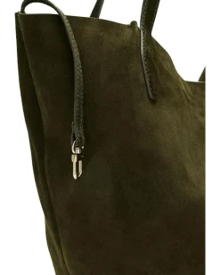 Madewell Suede Soft Grain Shopper Dried Olive Sale