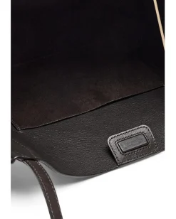 Madewell Suede Soft Grain Shopper Dark Carob Discount