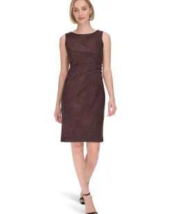 Women Calvin Klein Suede Starburst Sheath