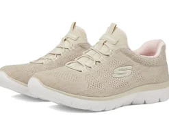 SKECHERS Summit Fun Flair Taupe Pink Hot
