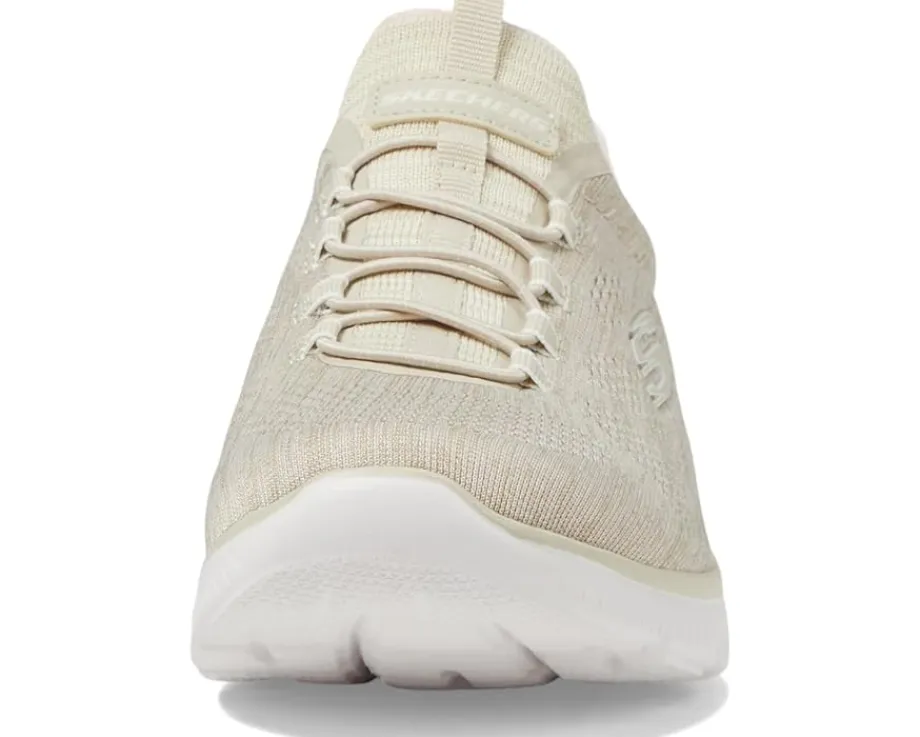 SKECHERS Summit Fun Flair Taupe Pink Hot