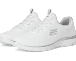 SKECHERS Summits White Silver Clearance