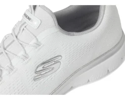 SKECHERS Summits White Silver Clearance