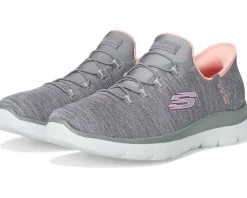SKECHERS Summits Everyday Set Hands Free Slip-INS Grey Coral Online