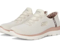 Women SKECHERS Summits Leopard Chic Hands Free Slip-INS