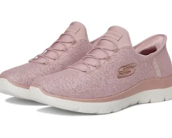 SKECHERS Summits-Lunar Glow Hands Free Slip-Ins Mauve Best