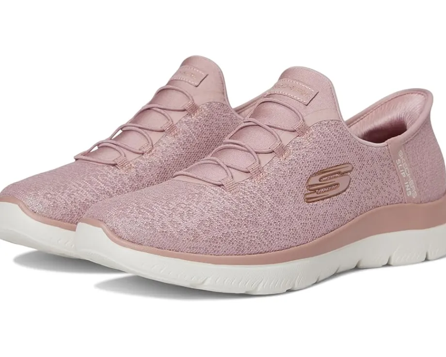 SKECHERS Summits-Lunar Glow Hands Free Slip-Ins Mauve Best
