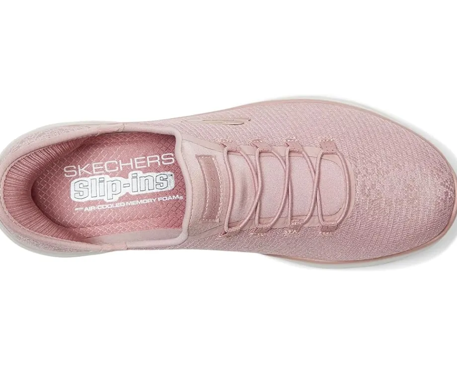 SKECHERS Summits-Lunar Glow Hands Free Slip-Ins Mauve Best