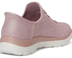SKECHERS Summits-Lunar Glow Hands Free Slip-Ins Mauve Best