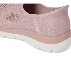 SKECHERS Summits-Lunar Glow Hands Free Slip-Ins Mauve Best